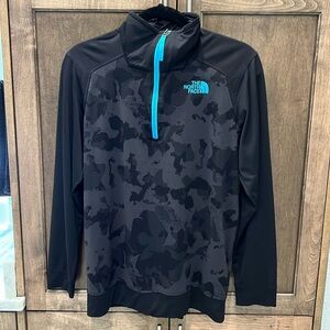 Boy’s Black North Face Quarter Zip